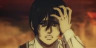 Mikasa Ackerman as seen in anime (Image via MAPPA)